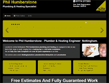 Tablet Screenshot of philhumberstone.co.uk